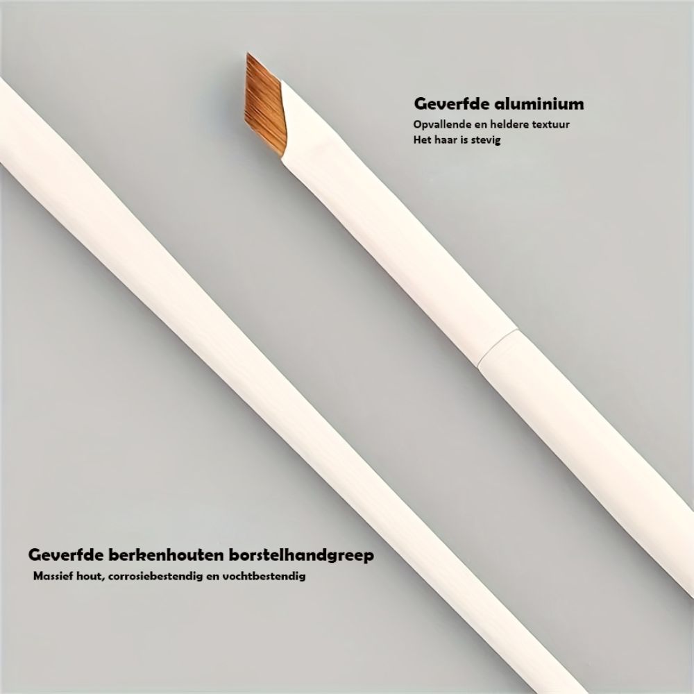 Precisiehoek Eyeliner Wenkbrauwborstel