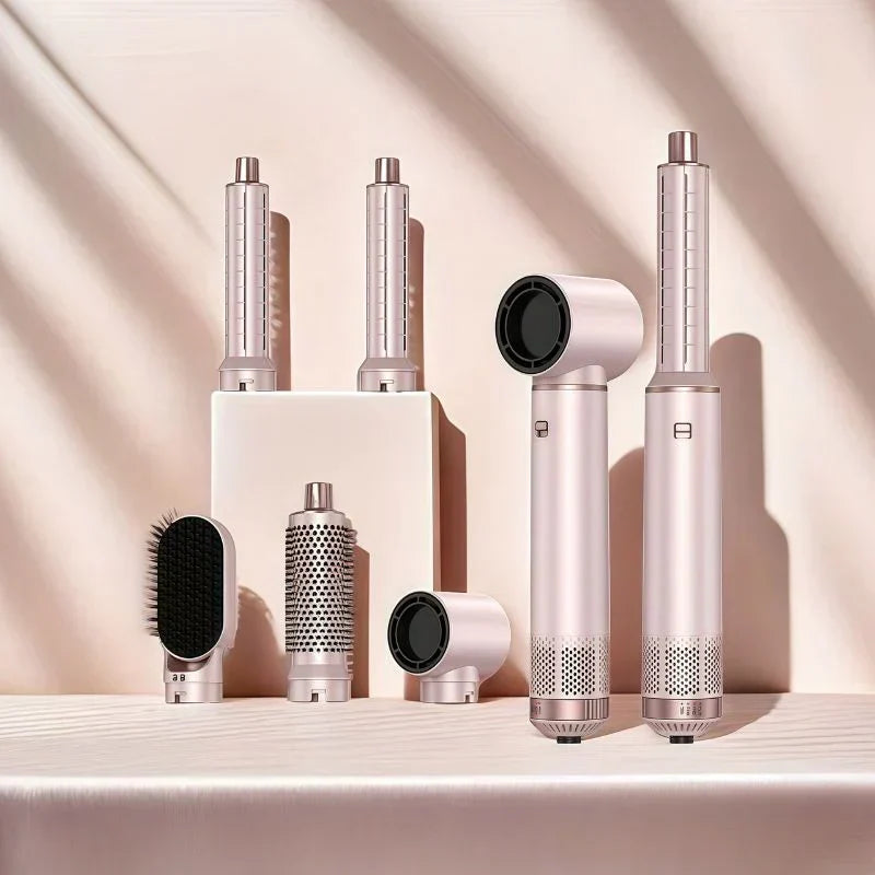 5-in-1 Heteluchtföhn-Styler – Föhnen, Stijlen & Krullen in Eén