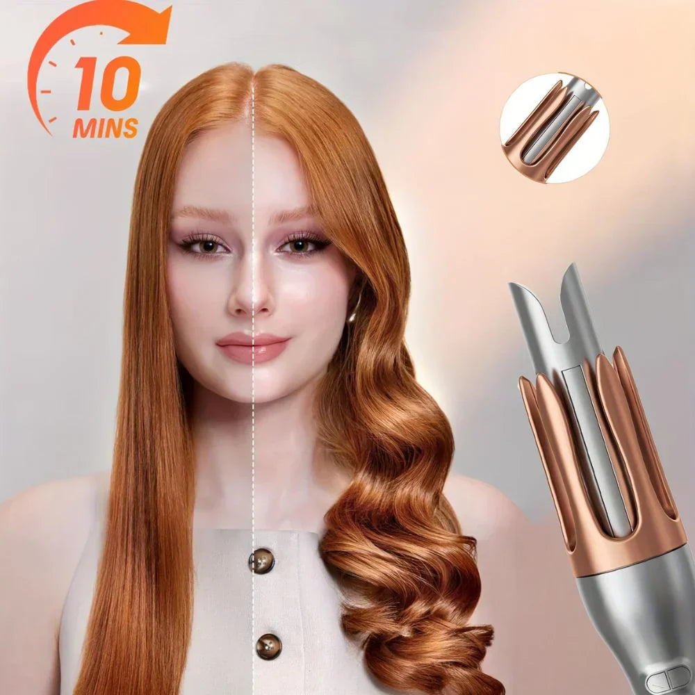 Automatische Krultang met Roterende Staaf – Anti-Klit & Veilige Styling