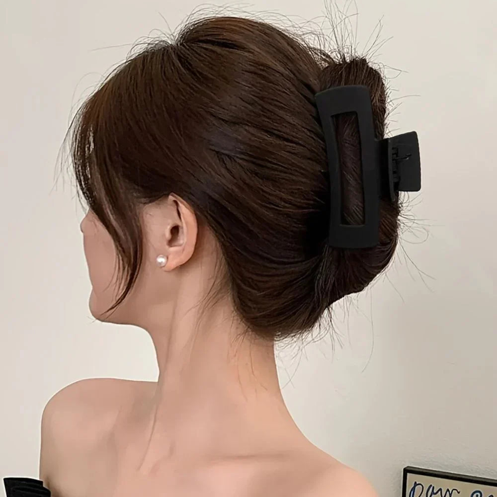 Set van 4 Matte Vierkante Haarclips – Stijlvolle Haaraccessoires