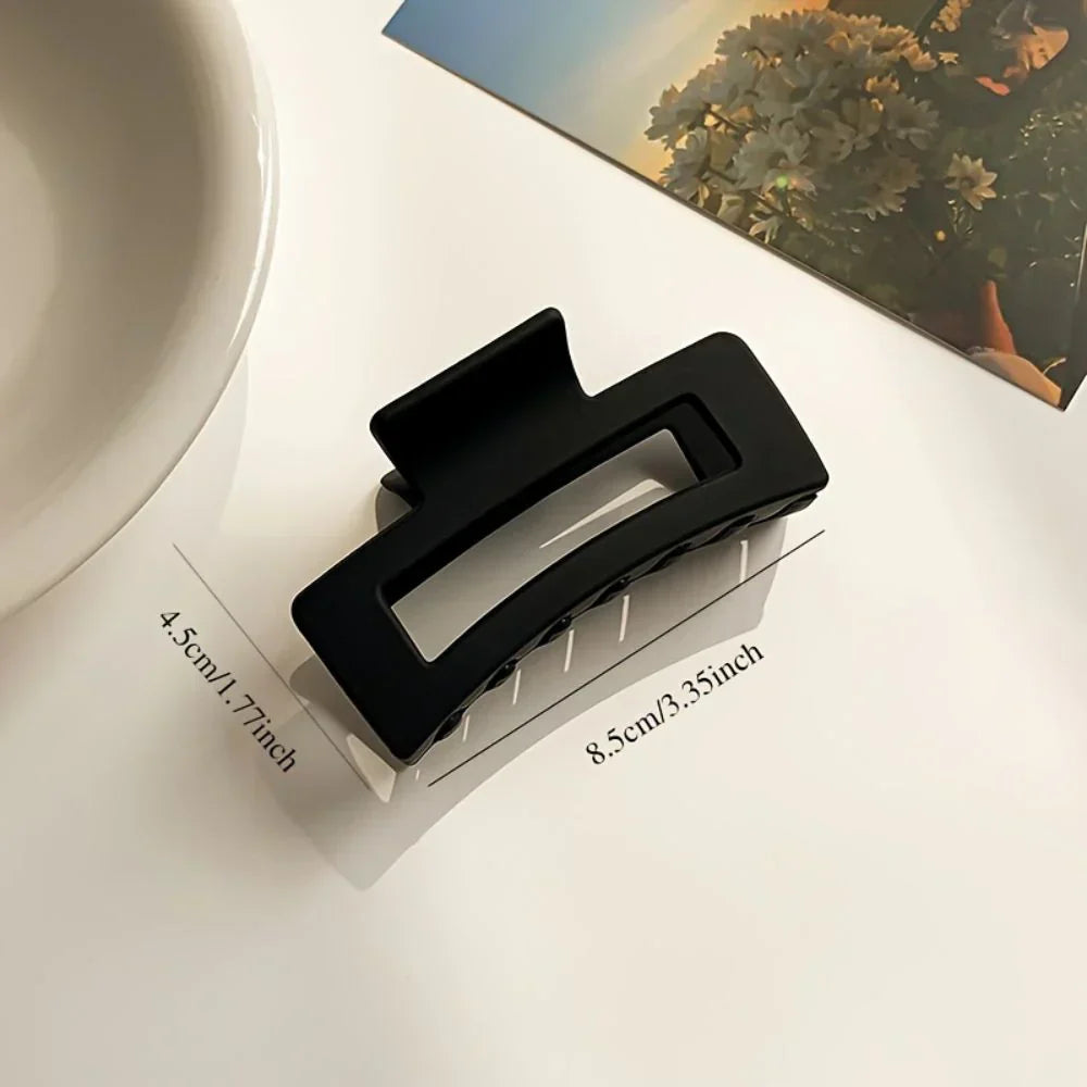 Set van 4 Matte Vierkante Haarclips – Stijlvolle Haaraccessoires