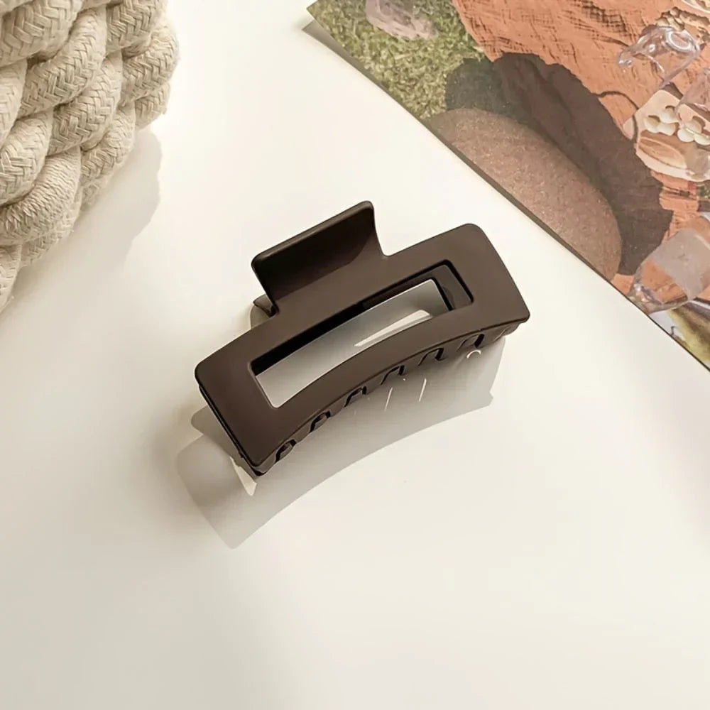 Set van 4 Matte Vierkante Haarclips – Stijlvolle Haaraccessoires