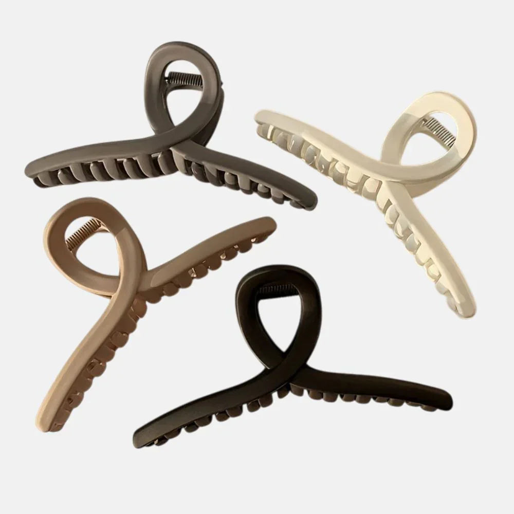 Set van 4 Matte Kruis Haarclips