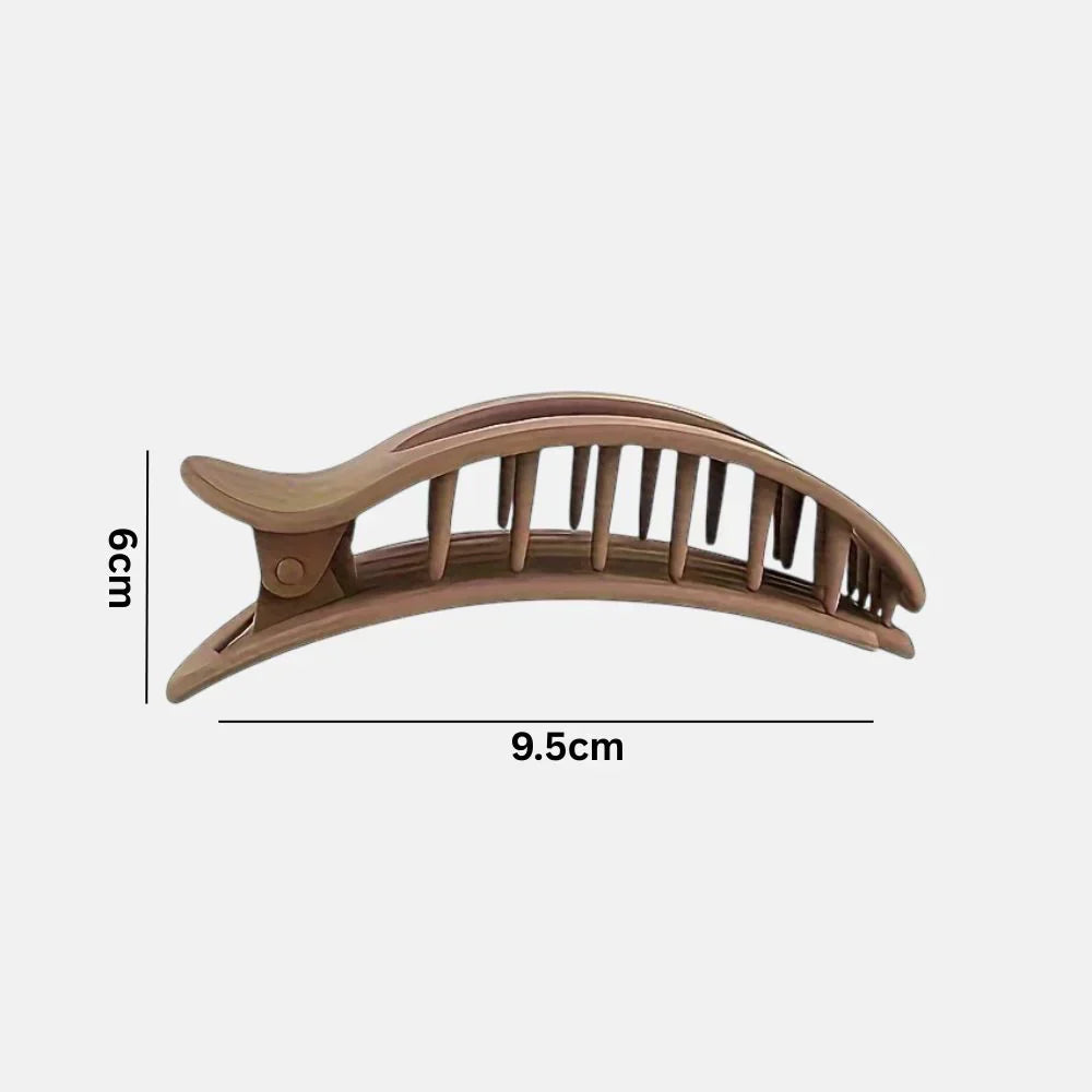 Set van 4 Matte Platte Haarclips – Anti-Slip Design