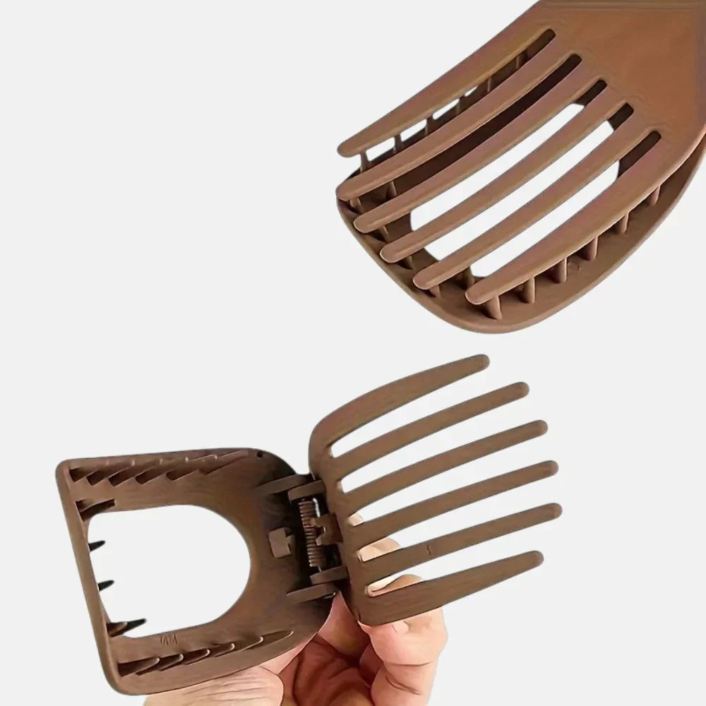 Set van 4 Matte Platte Haarclips – Anti-Slip Design