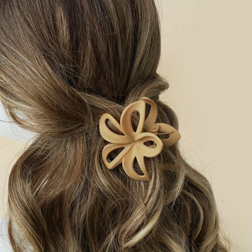 Set van 5 Frosted Bloem Haarclips – Elegante Haaraccessoires