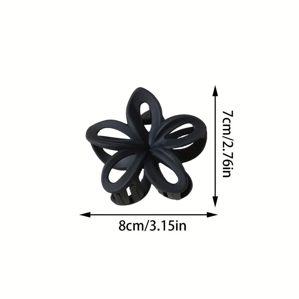 Set van 5 Frosted Bloem Haarclips – Elegante Haaraccessoires
