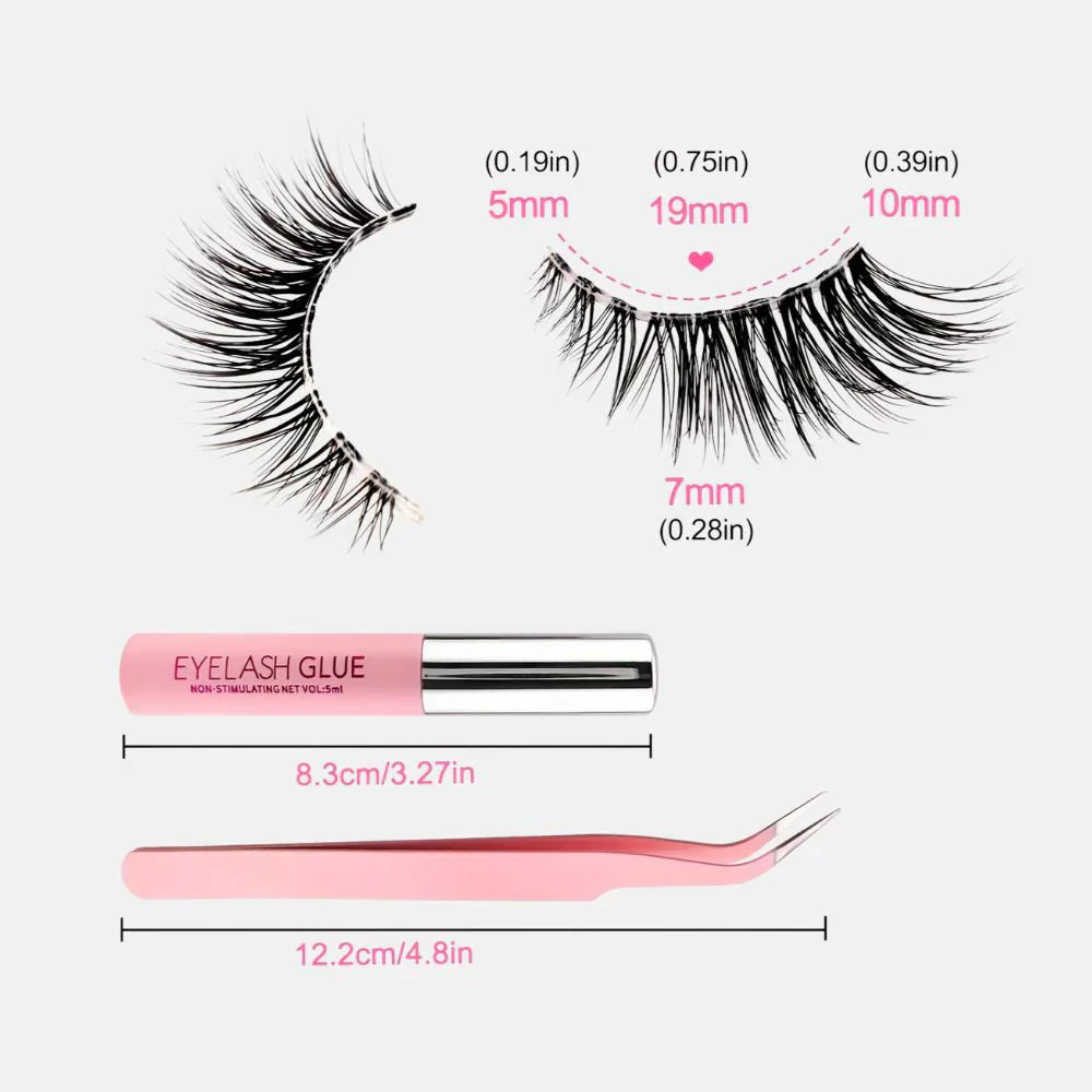 Wimper Set – Natuurlijke Fluffy Look