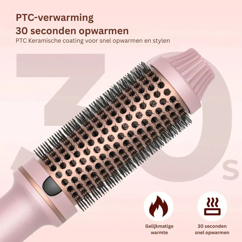 SilkySmooth Volumegevende Heteluchtborstel – 4-in-1 Styling Tool