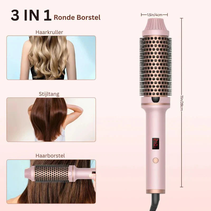 SilkySmooth Volumegevende Heteluchtborstel – 4-in-1 Styling Tool