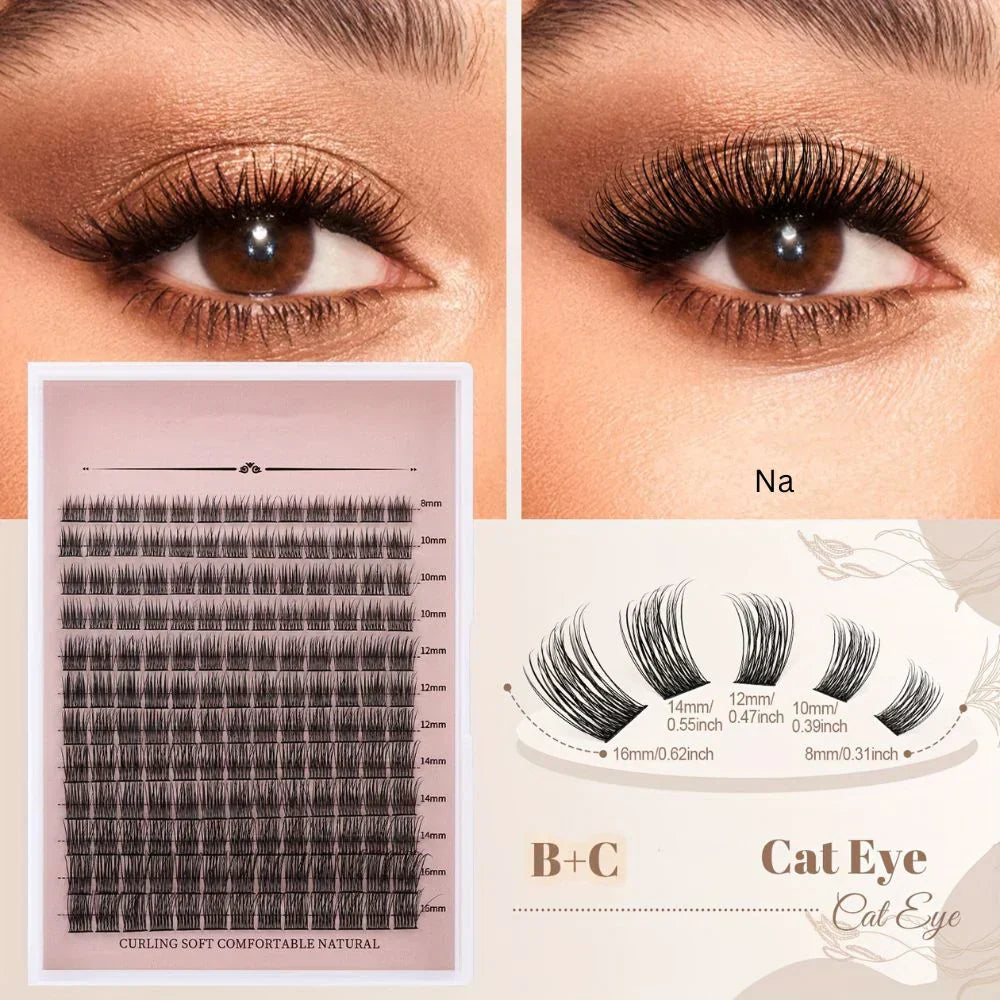 Wimper Verlengingsset – Natuurlijke Krul Look