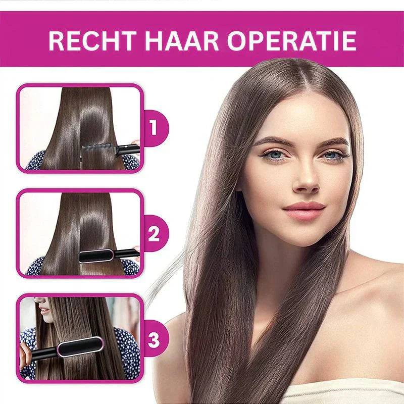 Straightener Kam met Anti-Burn Functie