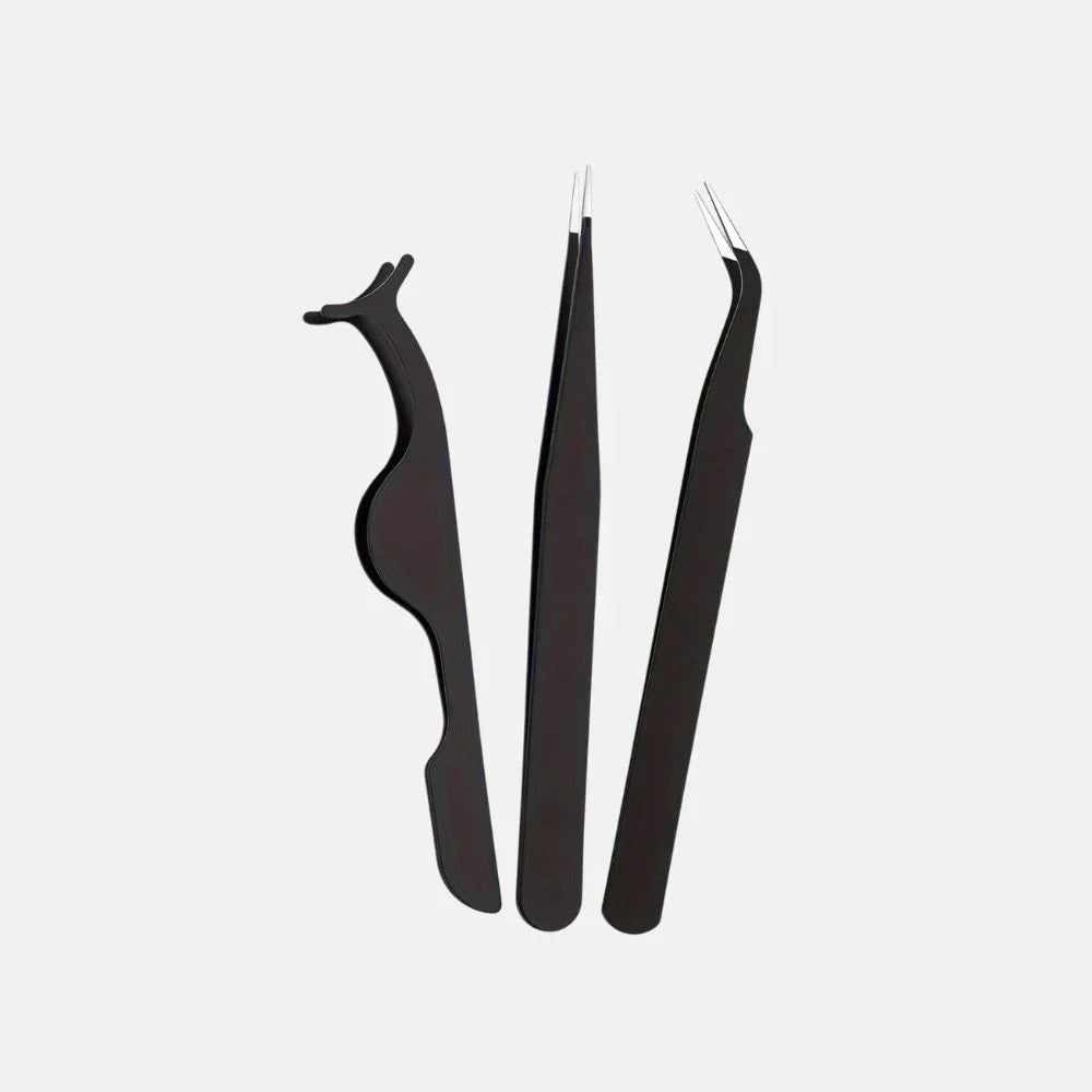 Wimper Verlengingsset 3-delig – Pincet, Kruller en Borsteltje