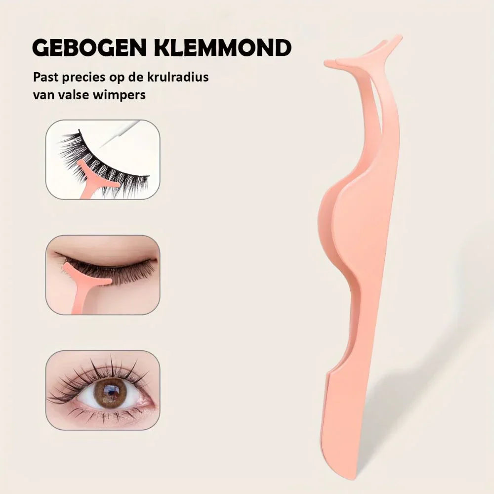 Wimper Verlengingsset 3-delig – Pincet, Kruller en Borsteltje