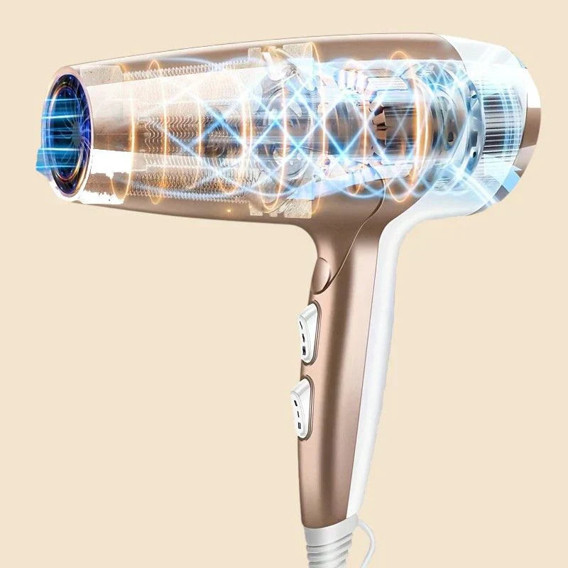 Krachtige Föhn met Blauwe Lichttechnologie