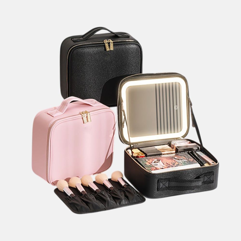 Cosmetica Box Met Spiegel – Reizen en Thuisgebruik