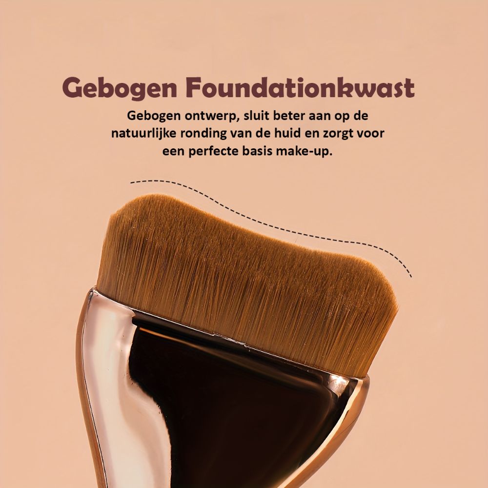 Zachte Bristel Foundation Make-upkwast