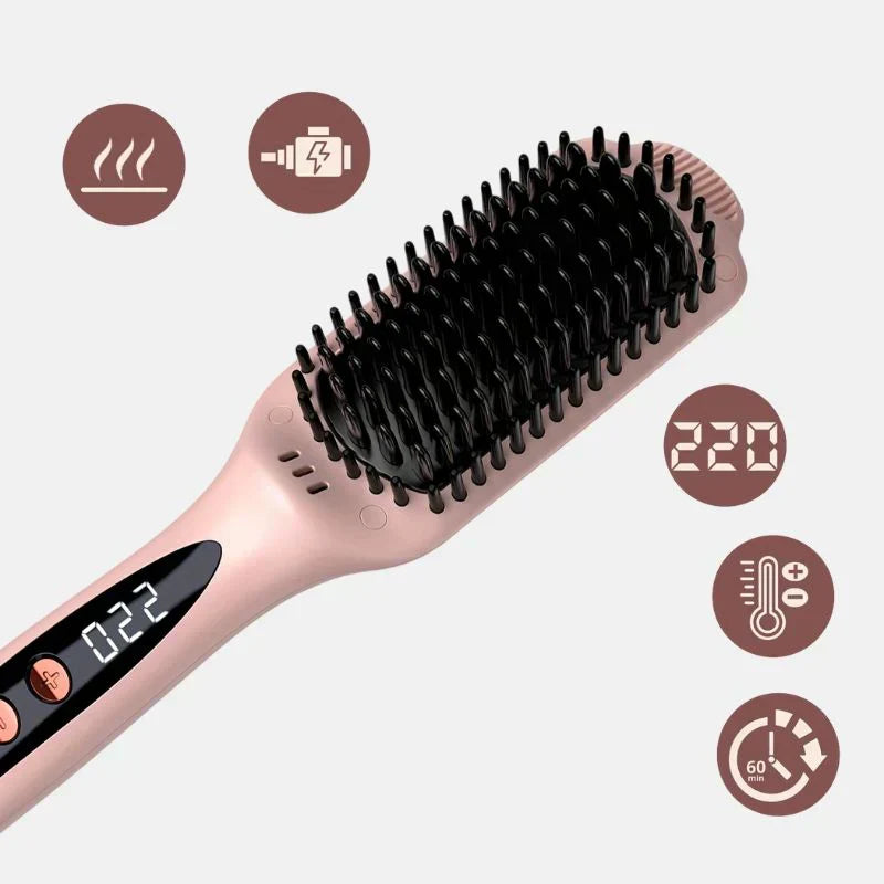 Keramische Haarborstel – Snelle Styling & Pluisvrij Resultaat