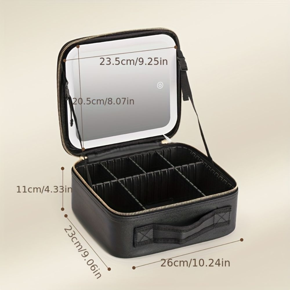 Cosmetica Box Met Spiegel – Reizen en Thuisgebruik