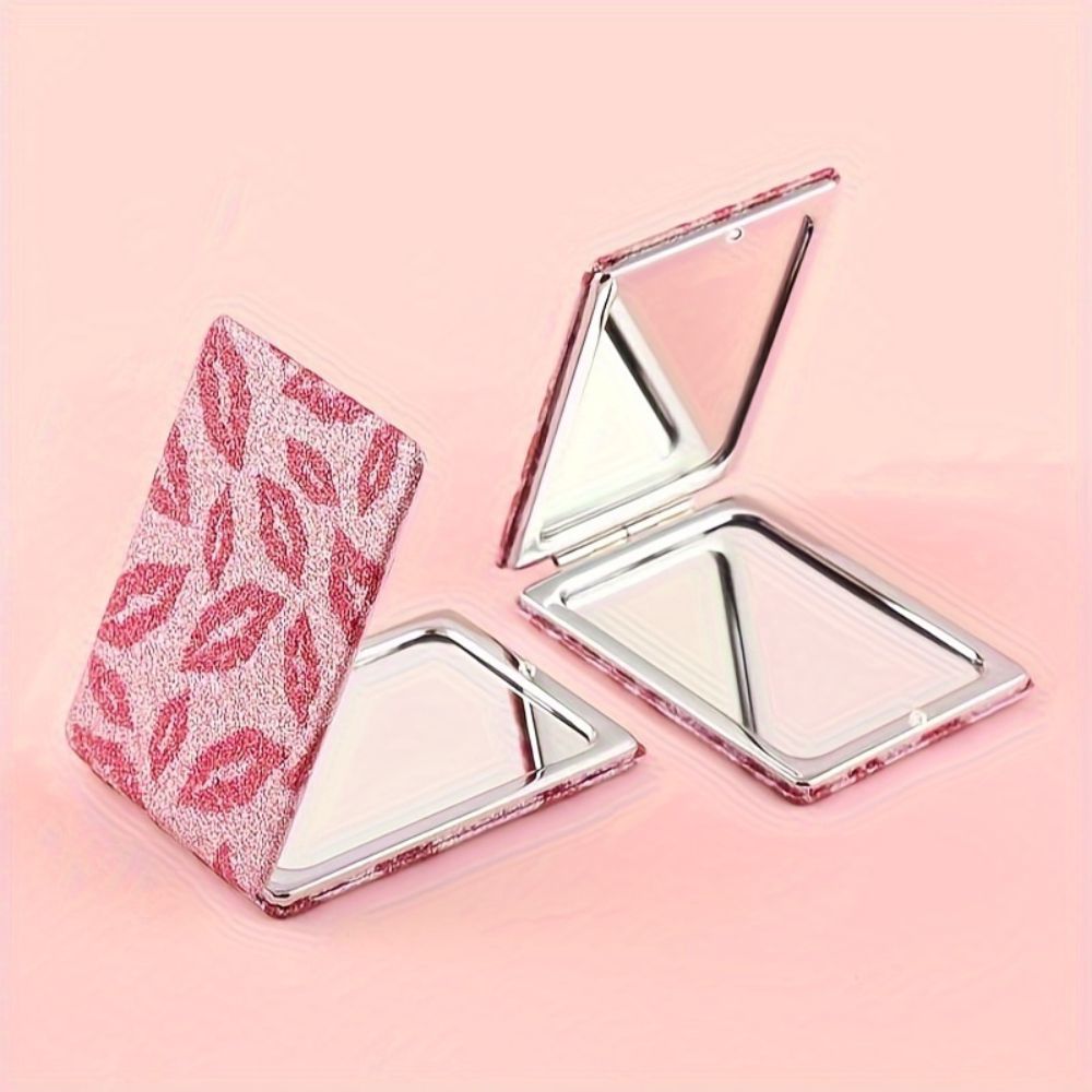 Compacte Glitter Pocketspiegel