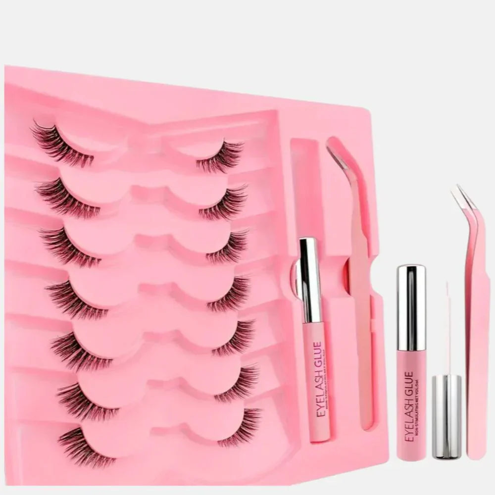 Wimper Set – Natuurlijke Fluffy Look